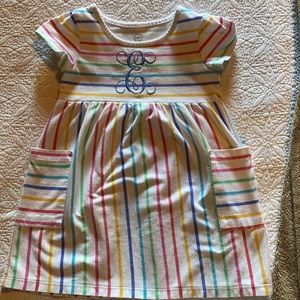 E monogrammed dress